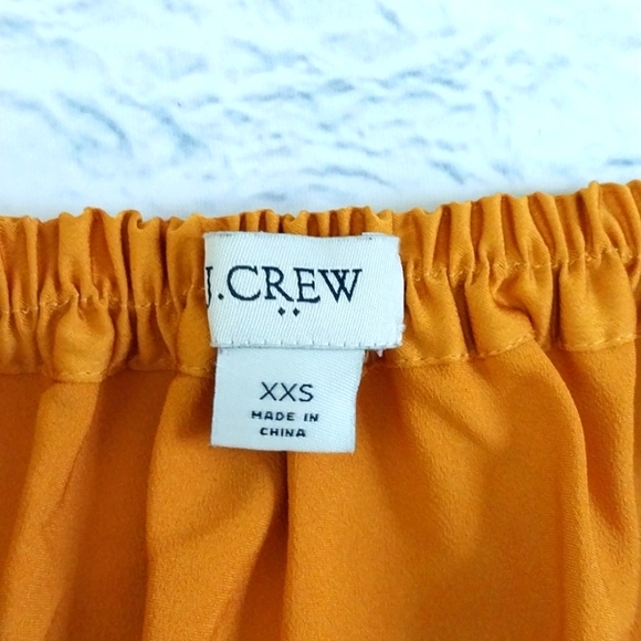 J. Crew Skirt Gold Occasion Party Sz XXS - Picture 5 of 5